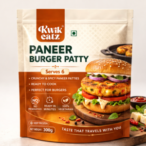 Paneer burger patty